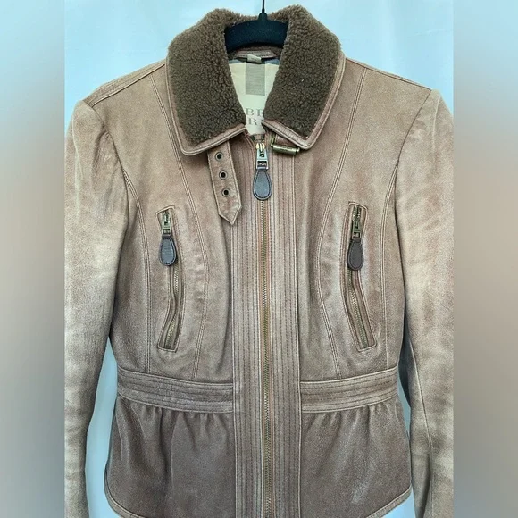 BURBERRY BRIT LEATHER JACKET